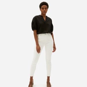Everlane Women’s Authentic High Rise Skinny Jean / white /